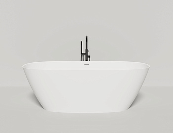 Ванна из литьевго мрамора Salini SOFIA 102519G 185х90 отдельностоящая овальная